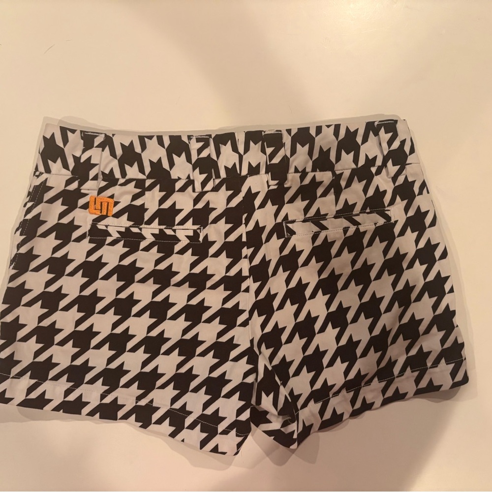 Sanrio High Waist Black and White Houndstooth Shorts - Picture 5 of 8